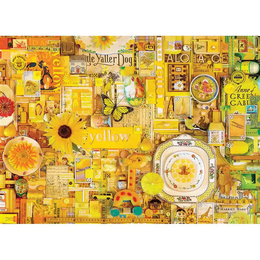 Yellow 1000 Piece Jigsaw Puzzle Cobble Hill - for just $19.99! 