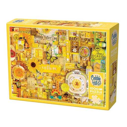 Yellow 1000 Piece Jigsaw Puzzle Cobble Hill - for just $19.99! 