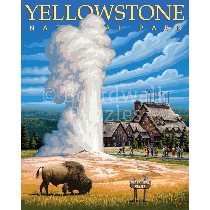 Yellowstone National Park 210 Piece Jigsaw Puzzle Boardwalk - for just $11.99! 