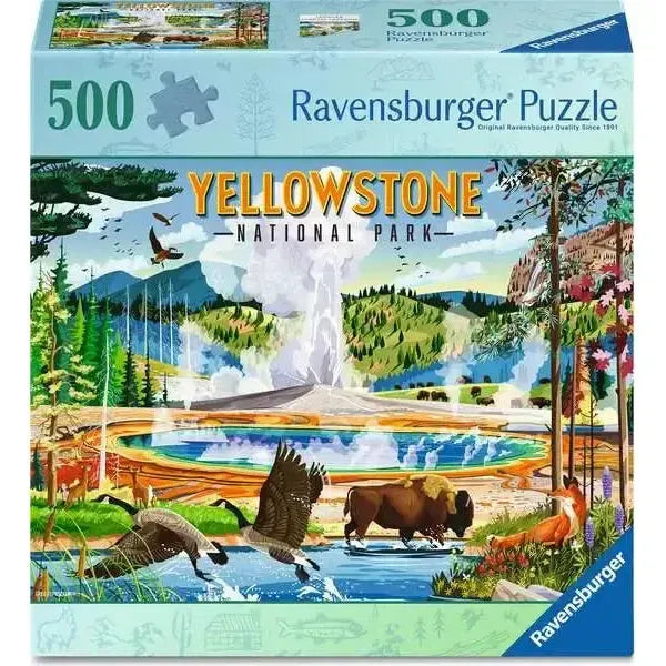 Yellowstone National Park 500 Piece Jigsaw Puzzle Ravensburger - for just $19.99! 