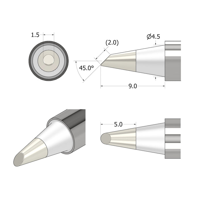 FixHub Soldering Iron Bevel 1.5 Tip - for just $19.95! 