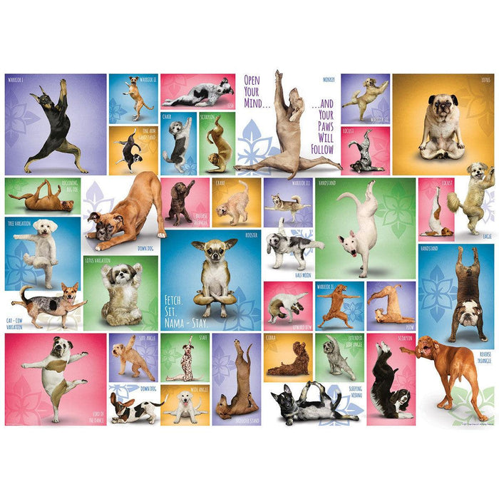 Yoga Dogs 1000 Piece Jigsaw Puzzle Eurographics - for just $19.99! 