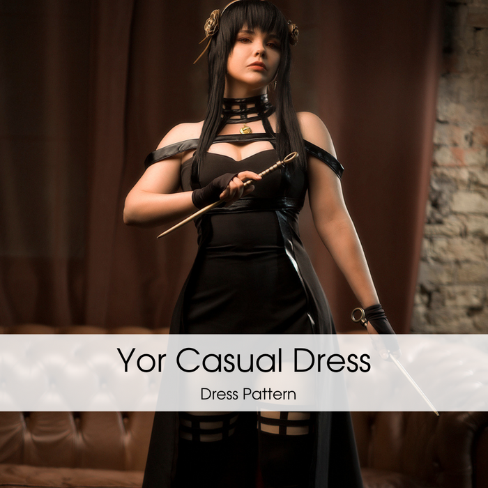 Spy x Family Yor Forger Cosplay Dress  Pattern - Digital Product - for just $14.99! 