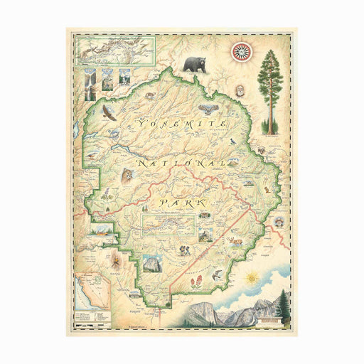 Yosemite National Park 1000 Piece Jigsaw Puzzle Xplorer Maps - for just $24.99! 