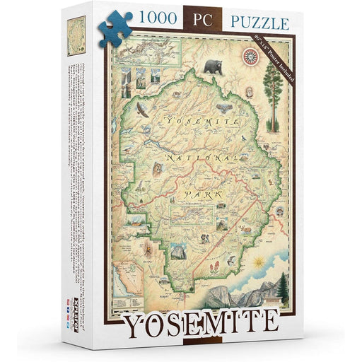 Yosemite National Park 1000 Piece Jigsaw Puzzle Xplorer Maps - for just $24.99! 