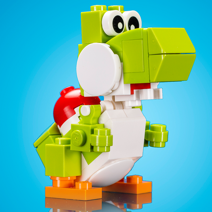 Friendly Green Dino made with LEGO parts (LEGO) - Premium Custom LEGO Kit - Just $19.99! Shop now at Retro Gaming of Denver