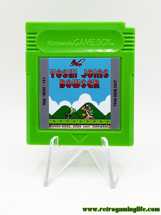 Yoshi Joins Bowser –GBC Homebrew Reproduction Cartridge - for just $24.99! 