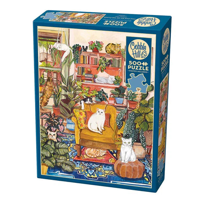 You Can Sit on the Floor 500 Piece Jigsaw Puzzle Cobble Hill - for just $17.99! 