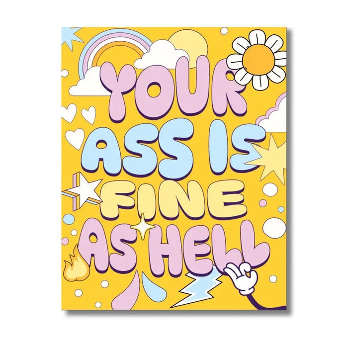 Your Ass is Fine as Hell 500 Piece Jigsaw Puzzle Fun Club - for just $24.99! 