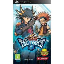 Front cover view of Yu-Gi-Oh 5D's Tag Force 5 - PAL PSP 