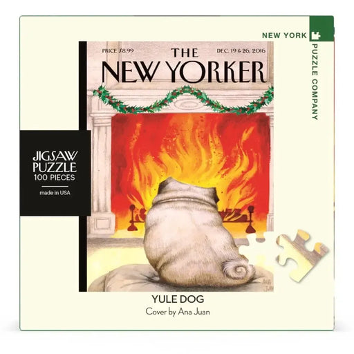 Yule Dog The New Yorker 100 Piece Mini Jigsaw Puzzle NYPC - for just $14.99! 