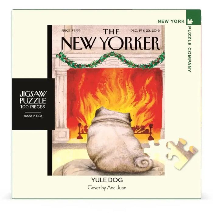 Yule Dog The New Yorker 100 Piece Mini Jigsaw Puzzle NYPC - for just $14.99! 