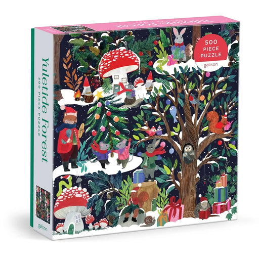 Yuletide Forest 500 Piece Jigsaw Puzzle Galison - for just $17.99! 