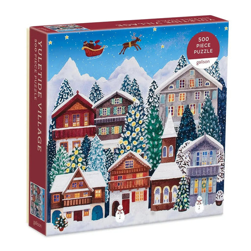 Yuletide Village 500 Piece Jigsaw Puzzle Galison - for just $17.99! 