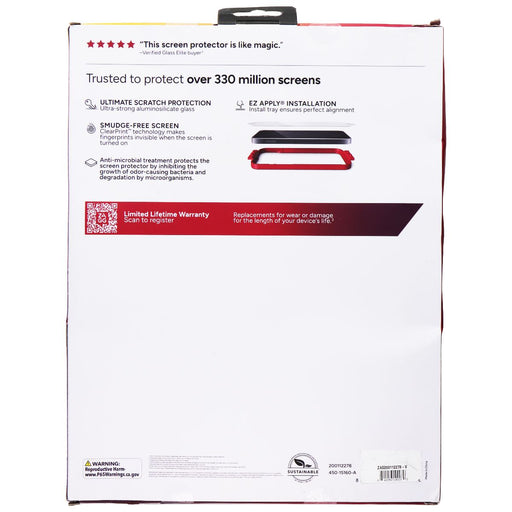 ZAGG InvisibleShield Glass Elite Protect for Samsung Galaxy Tab S9 - for just $19.67! 