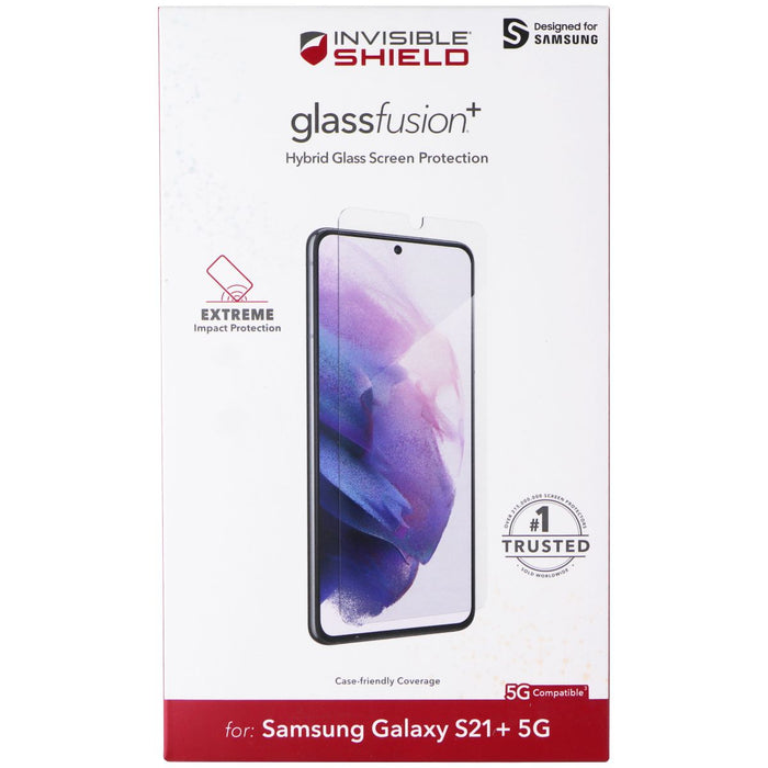 ZAGG InvisibleShield (GlassFusion+) Hybrid Glass Screen for Galaxy (S21+) 5G - Just $6.99! Shop now at Retro Gaming of Denver