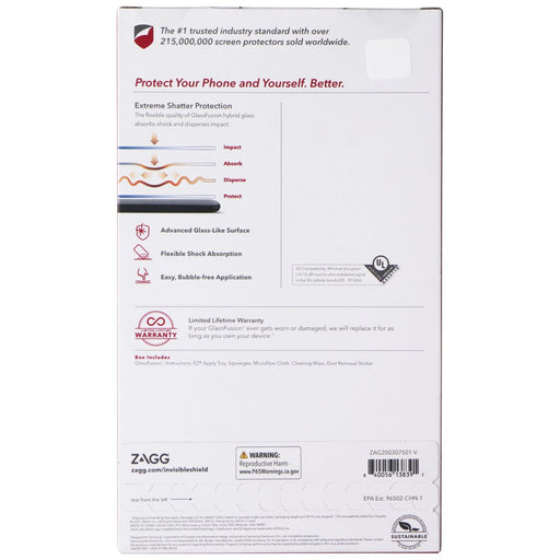 ZAGG InvisibleShield (GlassFusion+) Hybrid Glass Screen for Galaxy (S21+) 5G - for just $6.99! 