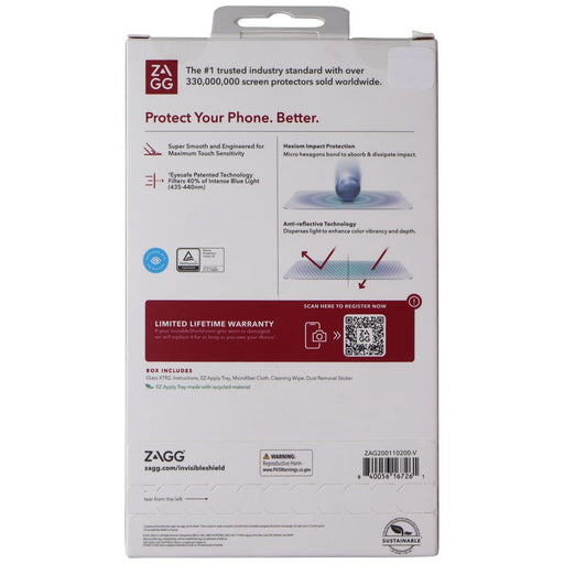 ZAGG InvisibleShield (Glass XTR2) Protector for iPhone 14 / iPhone 13 / 13 Pro - for just $14.95! 