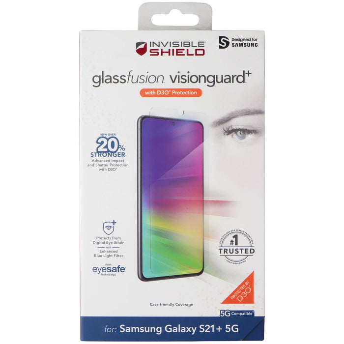 ZAGG InvisibleShield GlassFusion VisionGuard+ D30 Screen for Galaxy S21+ 5G - for just $5.99! 