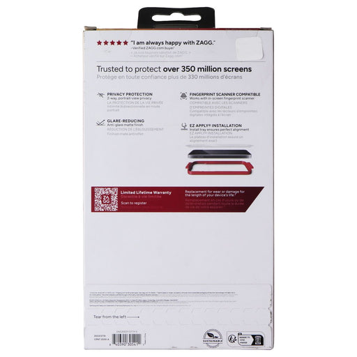 ZAGG Invisible Shield Fusion Privacy Anti-Glare Protector for Galaxy S24 Ultra - for just $17.99! 