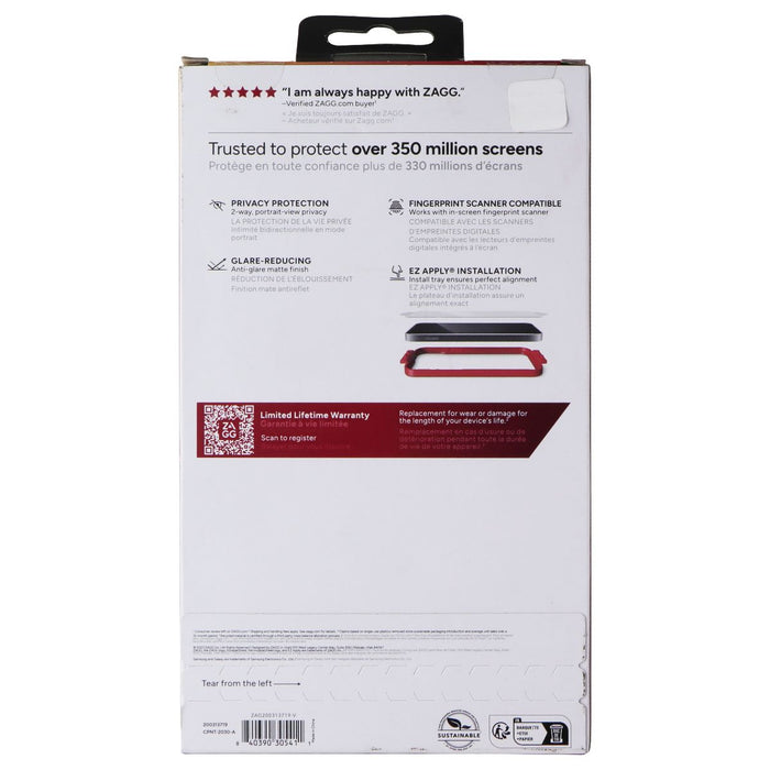 ZAGG Invisible Shield Fusion Privacy Anti-Glare Protector for Galaxy S24 Ultra - for just $17.99! 