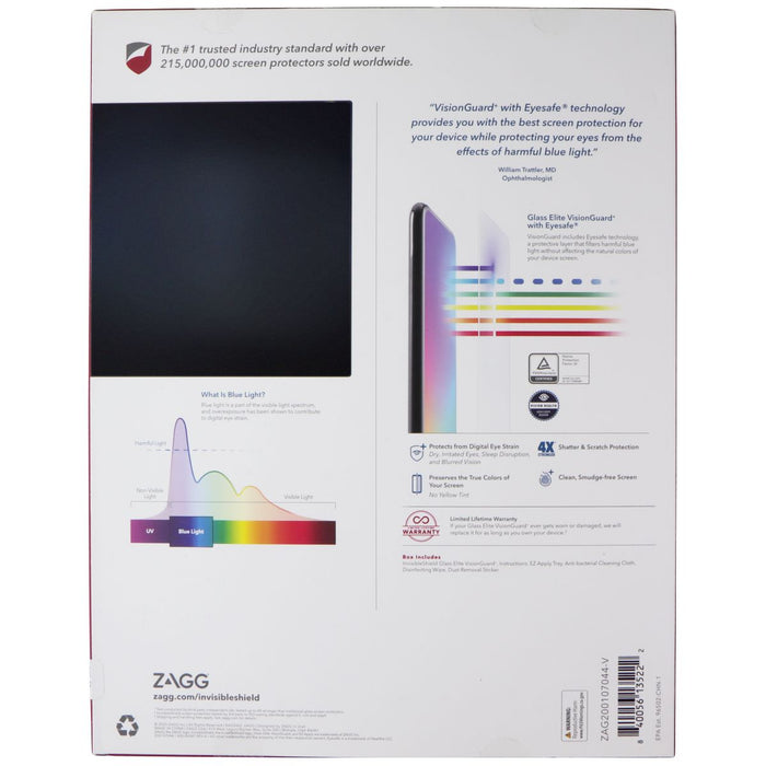 ZAGG (Glass Elite VisionGuard) Screen Protector for Galaxy Tab A7 Lite - for just $7.95! 