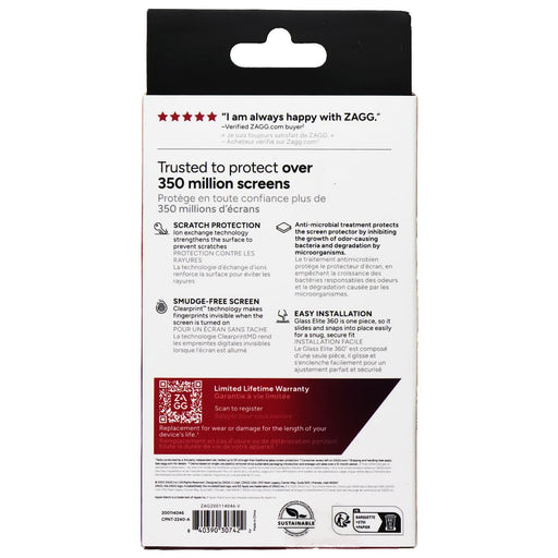 ZAGG Glass Elite 360 - Protective Cover for Apple Watch (49mm) Ultra 2 & Ultra - for just $18.22! 