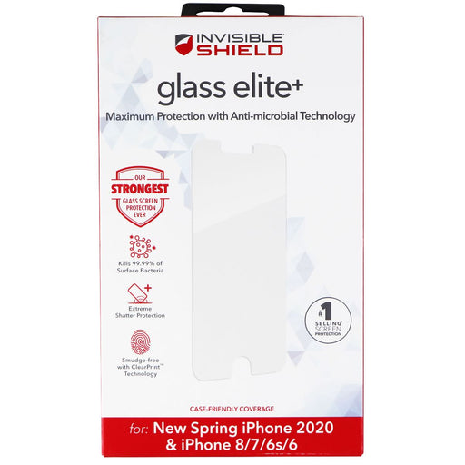 ZAGG Invisible Shield Elite+ Glass Screen Protector for iPhone 8/7/6s/6 - Clear - Just $7.19! Shop now at Retro Gaming of Denver