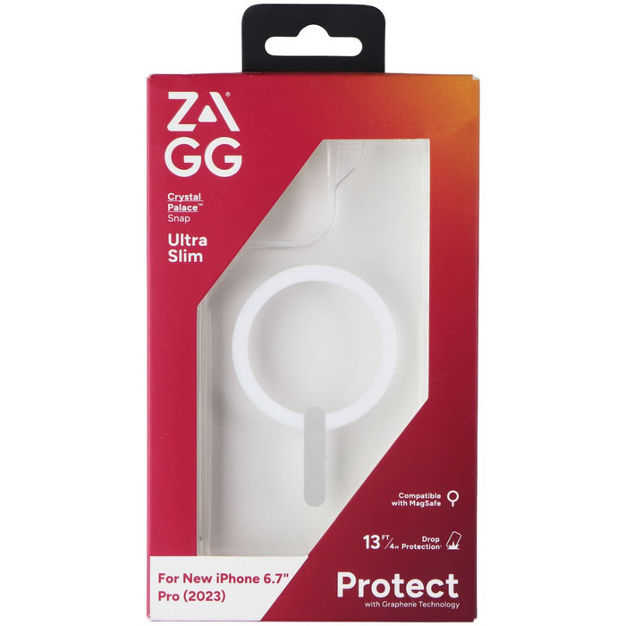 Zagg Crystal Palace Protect Case for MagSafe for iPhone 15 Pro Max - Clear - Just $14.54! Shop now at Retro Gaming of Denver