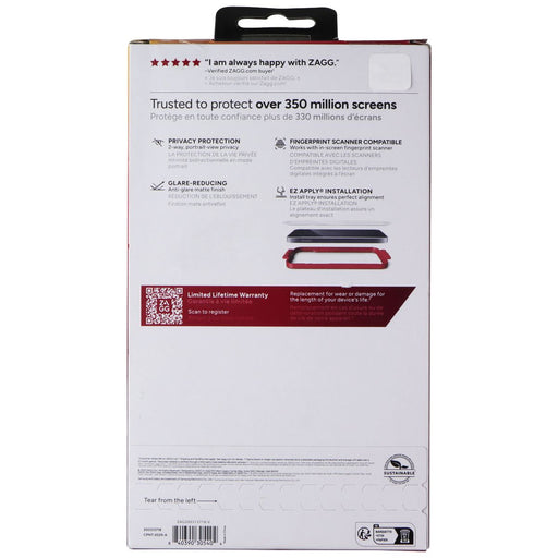 ZAGG Invisible Shield Fusion Privacy Anti-Glare Screen Protector for Galaxy S24+ - for just $14.95! 