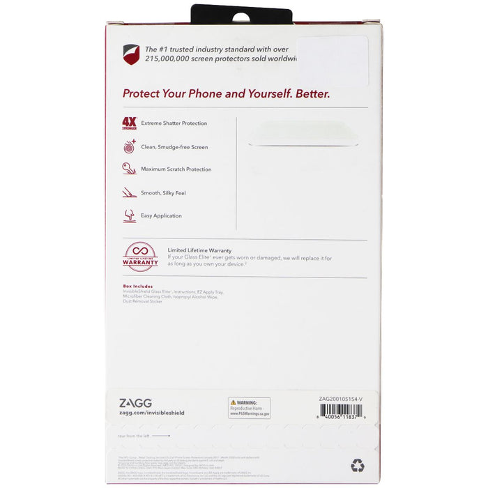 ZAGG Invisible Shield (Glass Elite+) for Samsung Galaxy A21 - Clear - for just $9.95! 