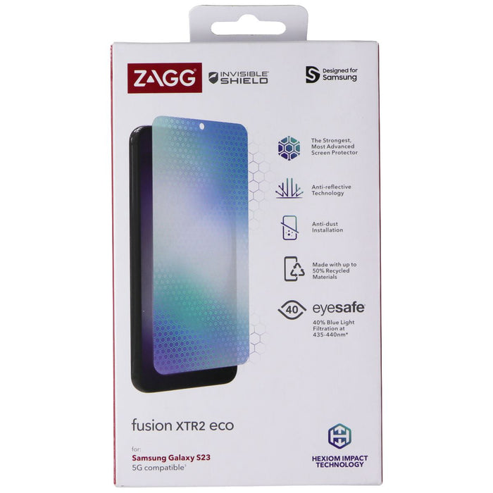 ZAGG Invisible Shield Fusion XTR2 Eco Screen Protector for Samsung Galaxy S23 - for just $8.96! 