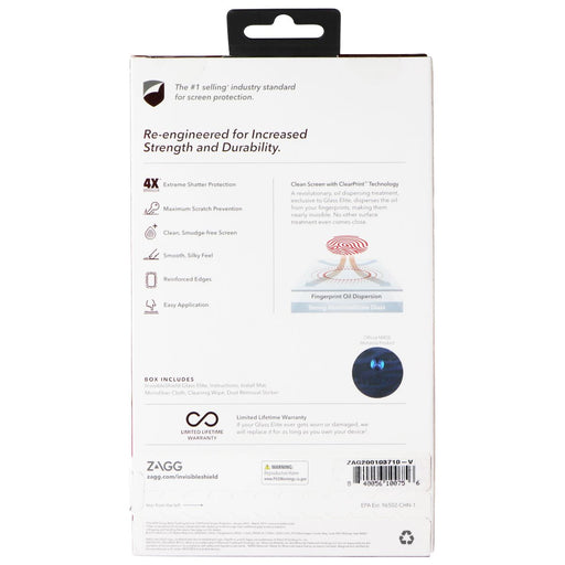 ZAGG Invisible Shield (Glass Elite) Screen Protector for Moto Z4 - Clear - for just $5.99! 