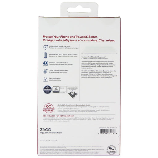 ZAGG (GlassElite VisionGuard+) Screen Protector for iPhone 12/12 Pro/11/XR - for just $7.99! 