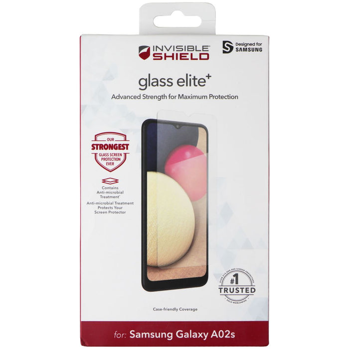 ZAGG InvisibleShield (Glass Elite+) Tempered Glass for Galaxy A02s - Clear - for just $9.95! 