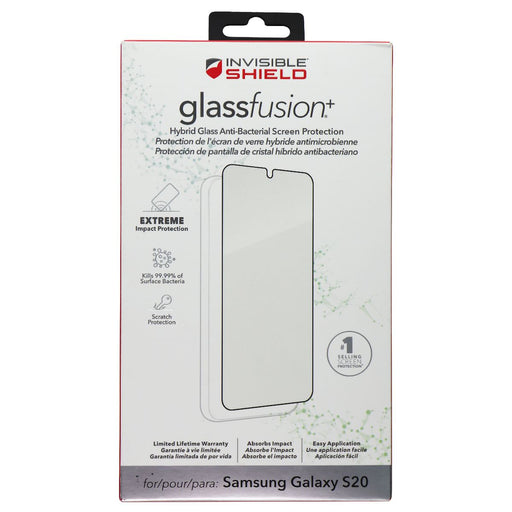 ZAGG InvisibleShield (Glassfusion+) Hybrid Glass for Samsung Galaxy S20 - for just $9.95! 