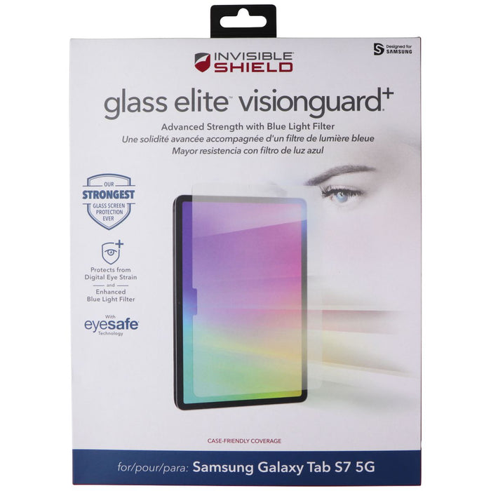 ZAGG (Glass Elite VisionGuard+) for Samsung Galaxy Tab S7 5G Tablet - Clear - for just $5.99! 