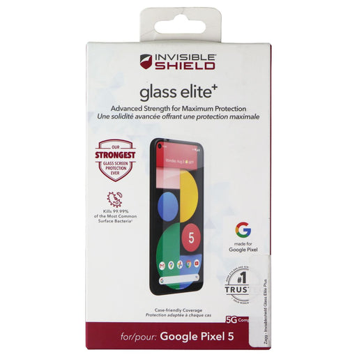 ZAGG (Glass Elite+) Screen Protector for Google Pixel 5 - Clear - for just $17.99! 