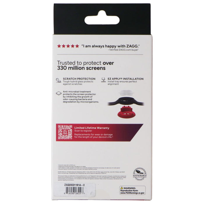 ZAGG InvisibleShield Fusion Eco Protect for Samsung Galaxy Watch6 Classic (43mm) - for just $5.99! 