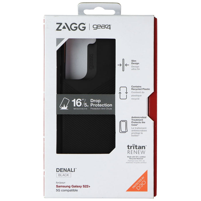 ZAGG Gear4 Denali Series Case for Samsung Galaxy S22+ (Plus) - Black - for just $8.09! 