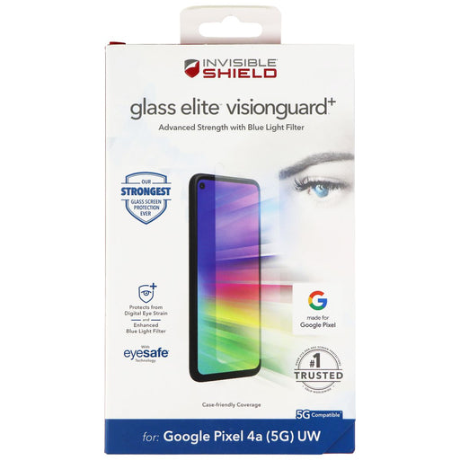 ZAGG (Glass Elite VisionGuard+) Screen Protector for Google Pixel 4a (5G) UW - Just $9.99! Shop now at Retro Gaming of Denver