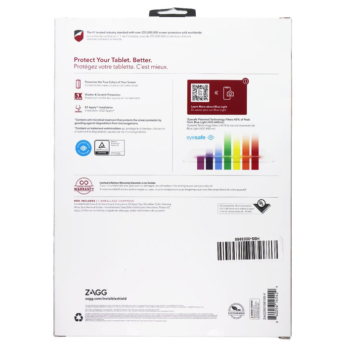 ZAGG Glass Elite VisionGuard Screen Protector for Samsung Galaxy Tab S7 FE 5G - for just $7.97! 