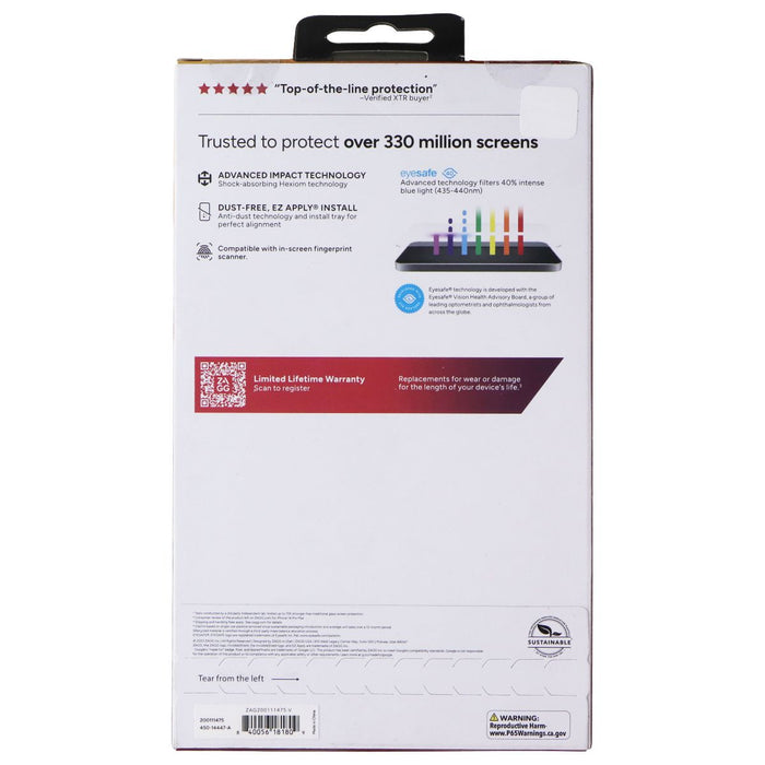 ZAGG InvisibleShield XTR3 Protect Screen Protector for Google Pixel 8 Pro - for just $19.95! 