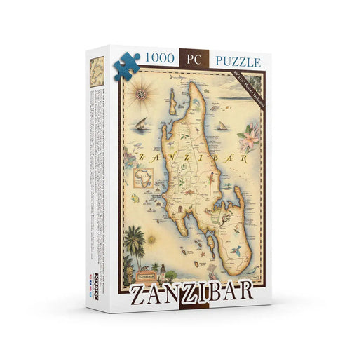 Zanzibar 1000 Piece Jigsaw Puzzle Xplorer Maps - for just $24.99! 