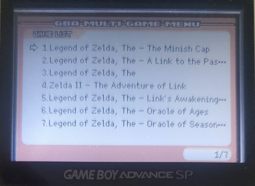 Legend of Zelda 7 in 1 Collection GBA Video Game Boy Advance Cartidge - for just $29.99! 