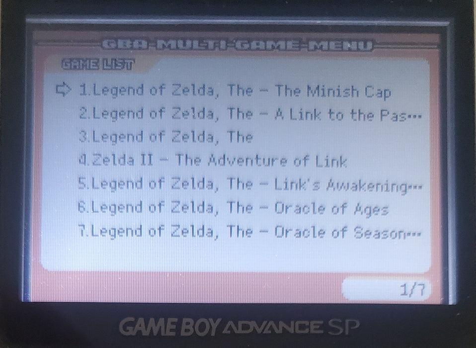 Legend of Zelda 7 in 1 Collection GBA Video Game Boy Advance Cartidge - for just $29.99! 