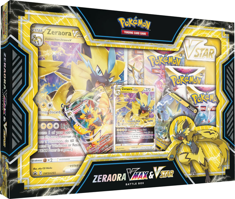 Pokemon: VMAX & VSTAR Battle Box - Zeraora - for just $49.99! 