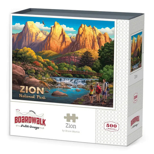 Zion National Park 500 Piece Jigsaw Puzzle Boardwalk - for just $21.99! 