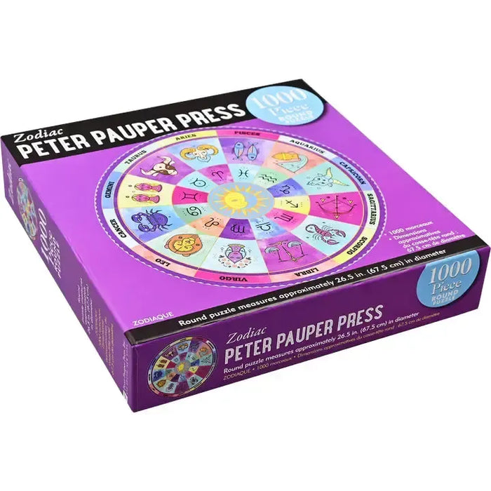 Zodiac 1000 Piece Round Jigsaw Puzzle Peter Pauper - for just $19.99! 