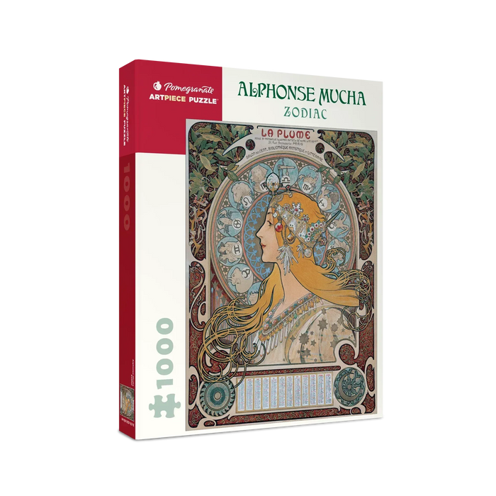 Zodiac by Mucha 1000 Piece Jigsaw Puzzle Pomegranate - for just $24.99! 